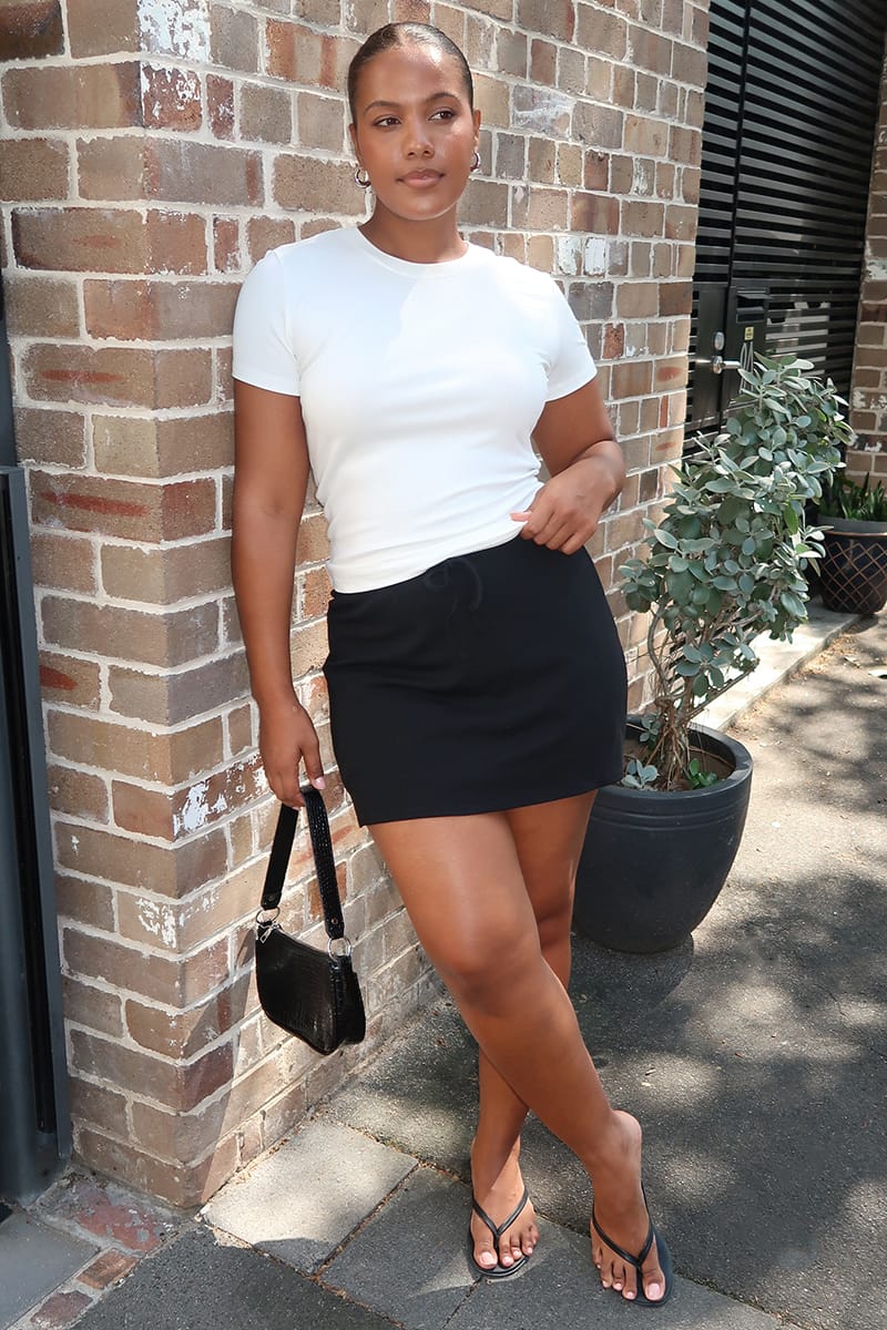 Black Mini Skort for YouandAll Fashion