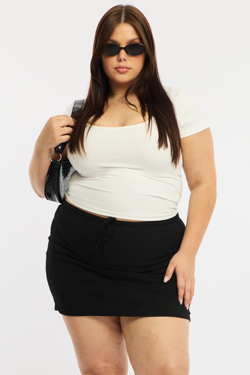 Black Mini Skort for YouandAll Fashion