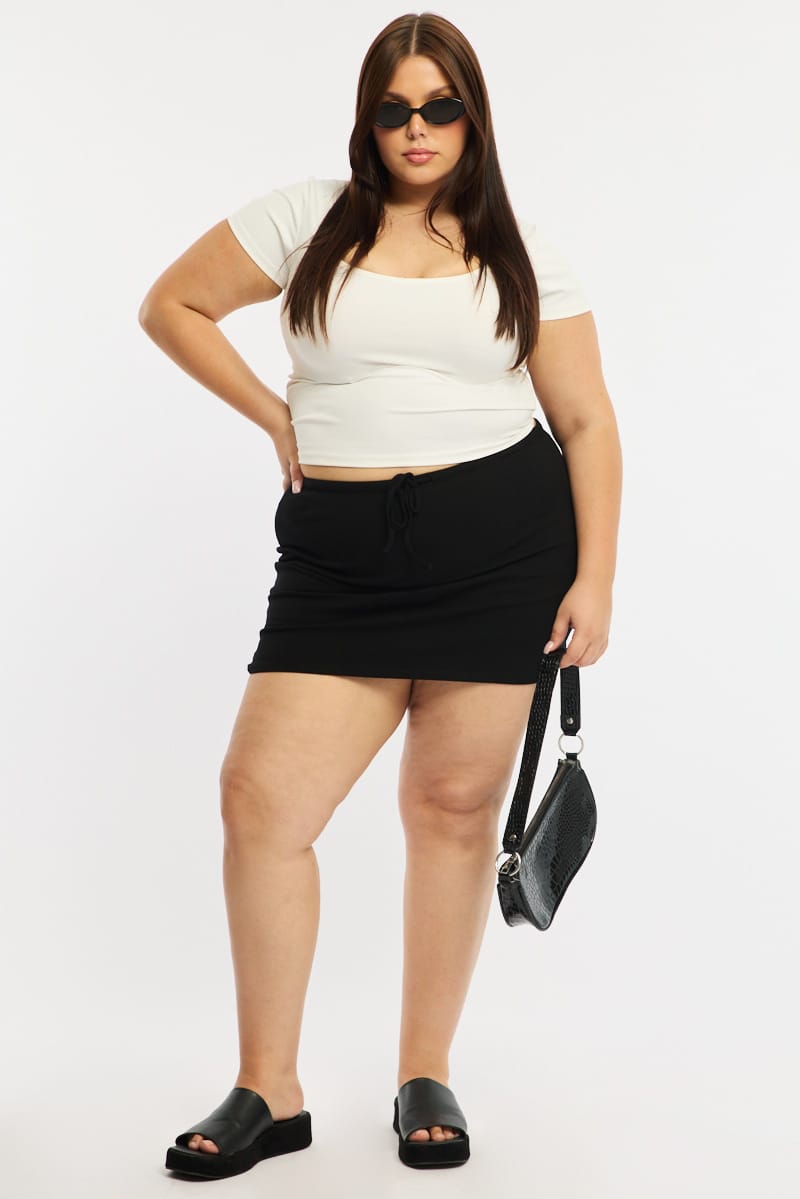 Black Mini Skort for YouandAll Fashion