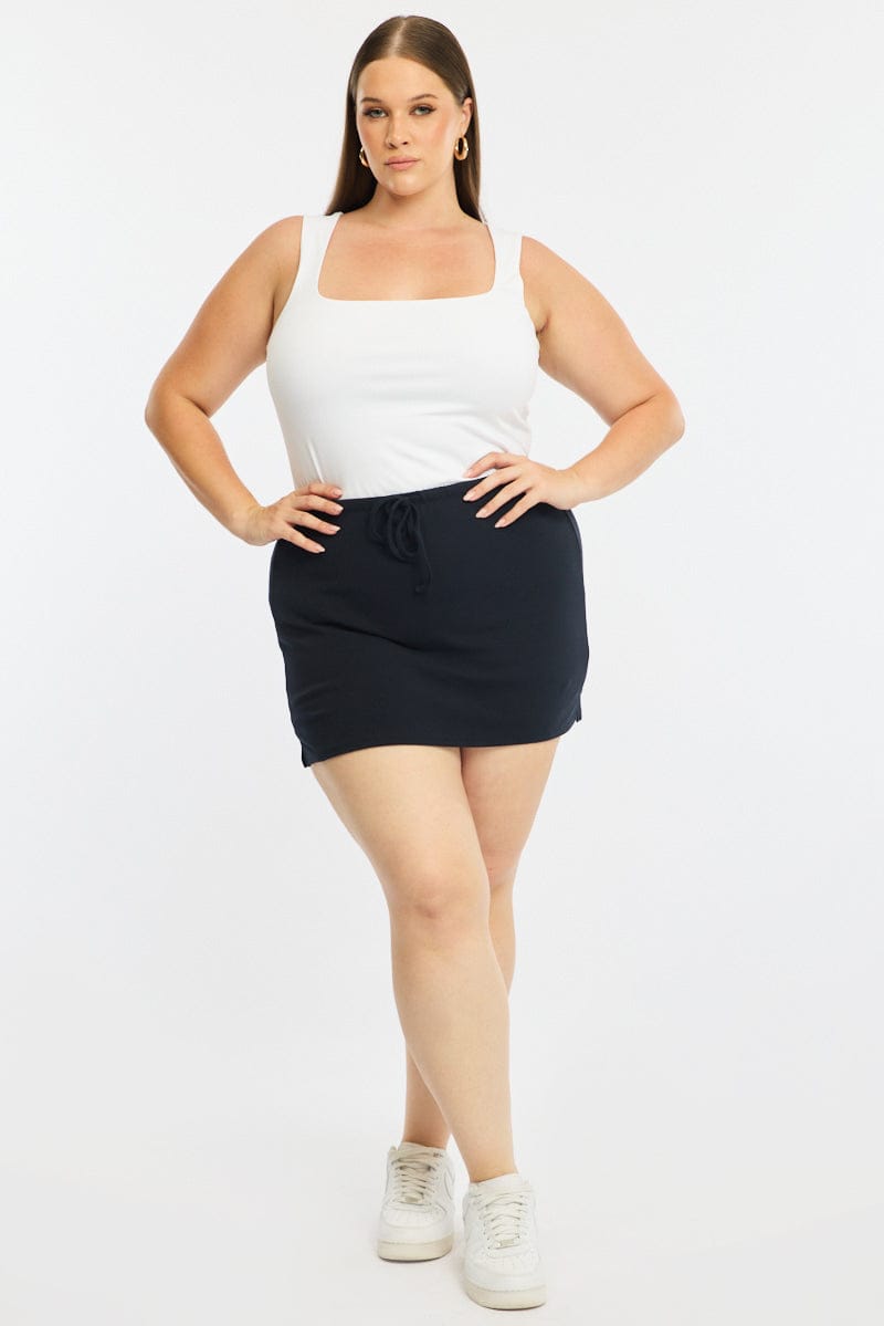 Blue Mini Skort for YouandAll Fashion