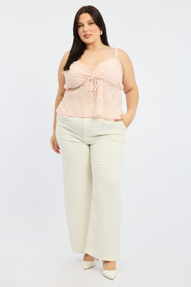 Pink Frill Cami Top for YouandAll Fashion