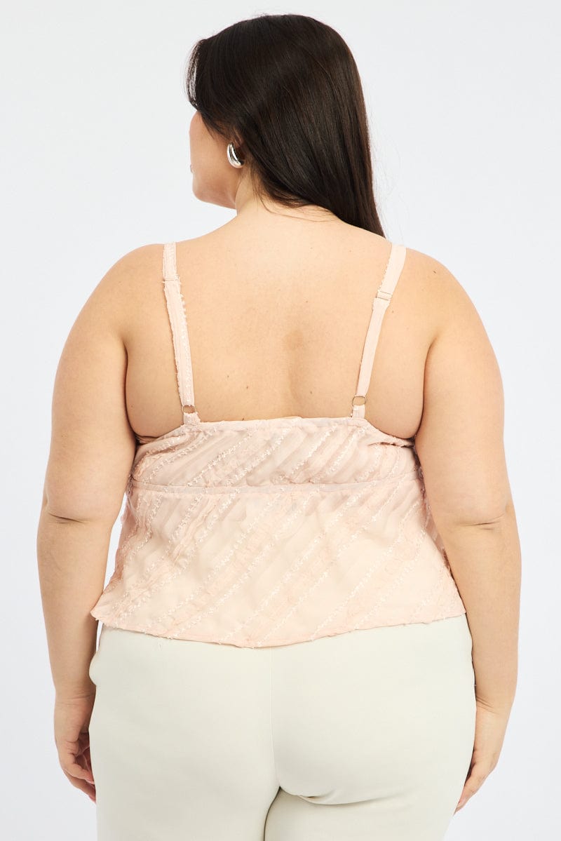Pink Frill Cami Top for YouandAll Fashion
