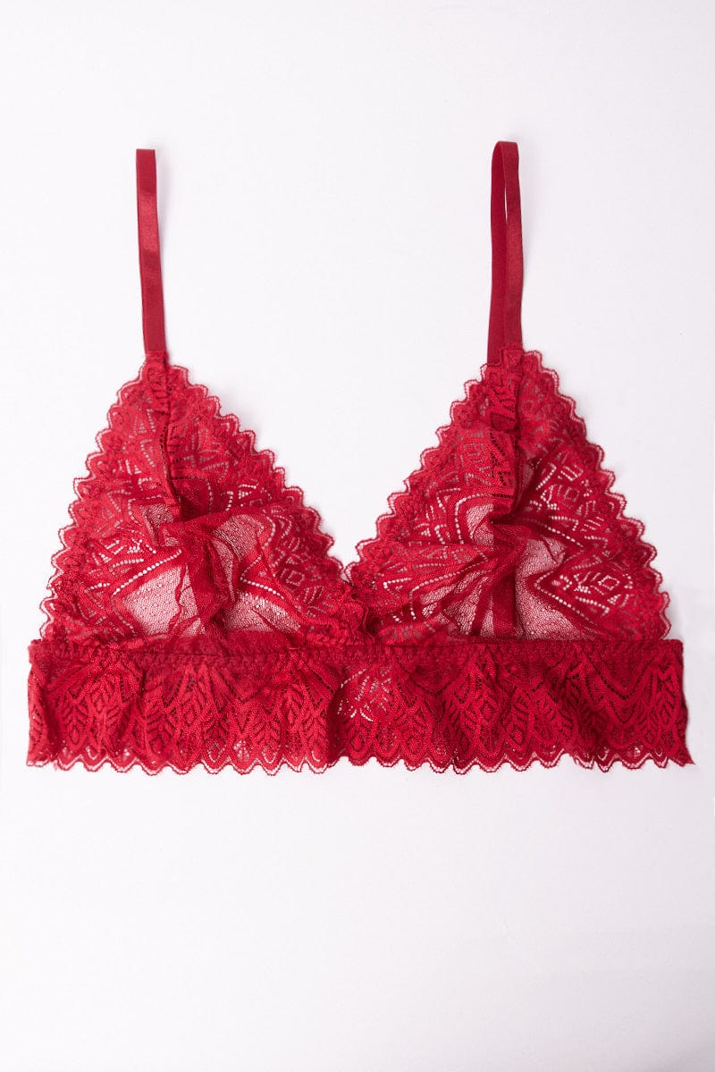 Red Lace Lingerie Set for YouandAll Fashion