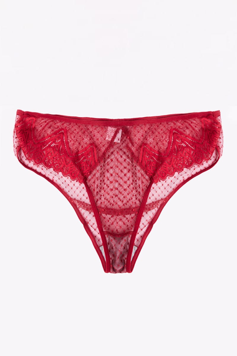 Red Lace Lingerie Set for YouandAll Fashion