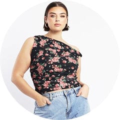 Shop Floral Tops at You and All Curvy Plus Size