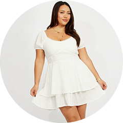 Shop Mini Dresses at You and All Curvy Plus Size