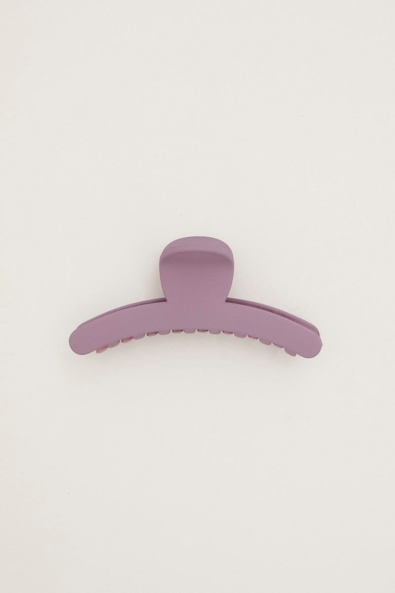 Purple Claw Clip