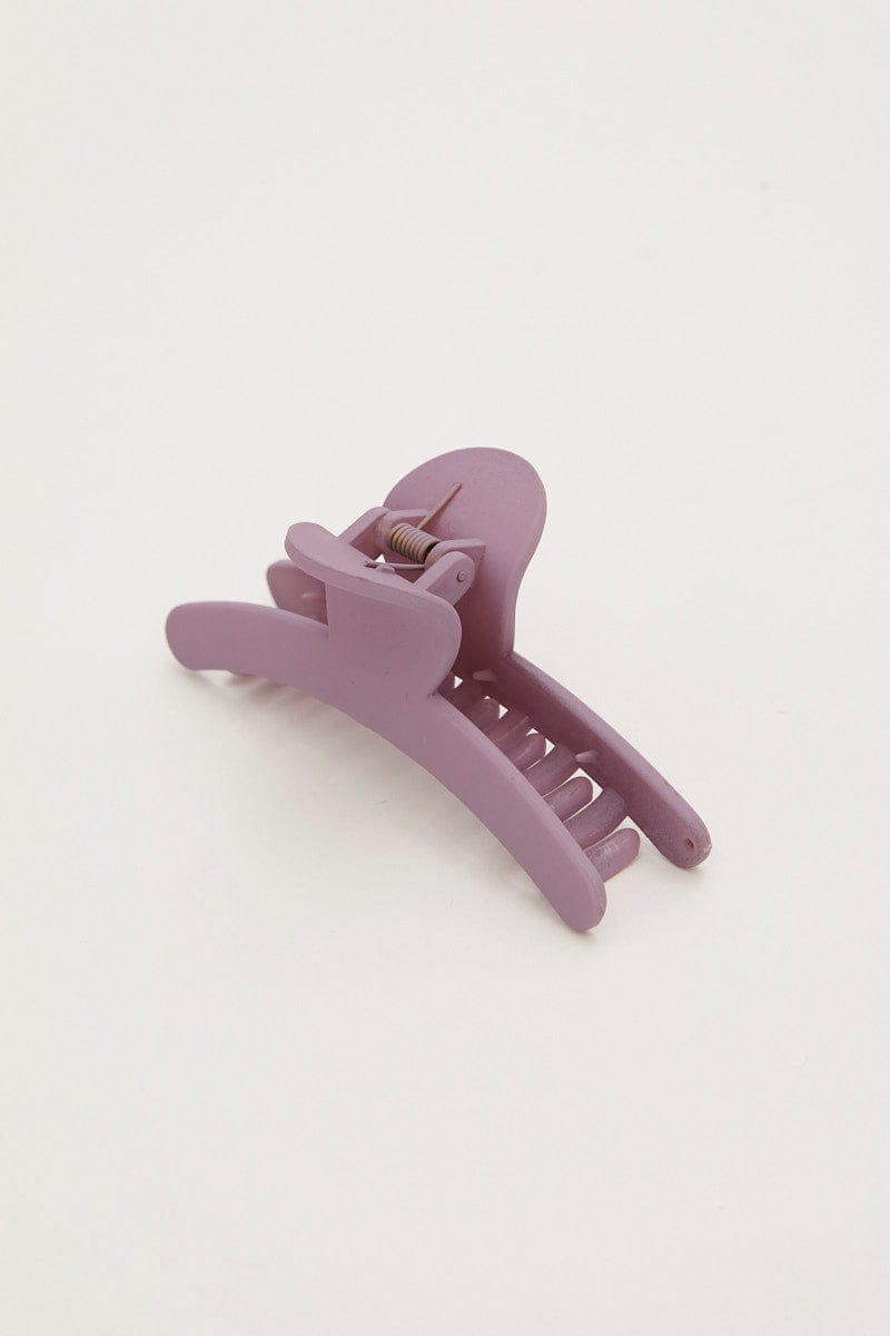 Purple Claw Clip