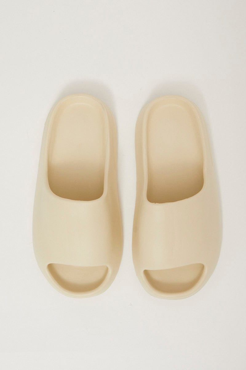 White Chunky Moulded Slide