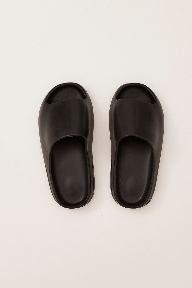 Black Chunky Moulded Slide