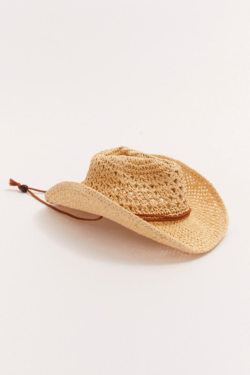 Camel Cowboy Straw Hat