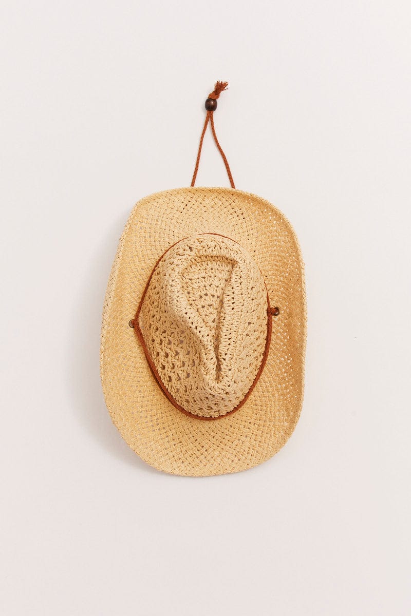 Camel Cowboy Straw Hat