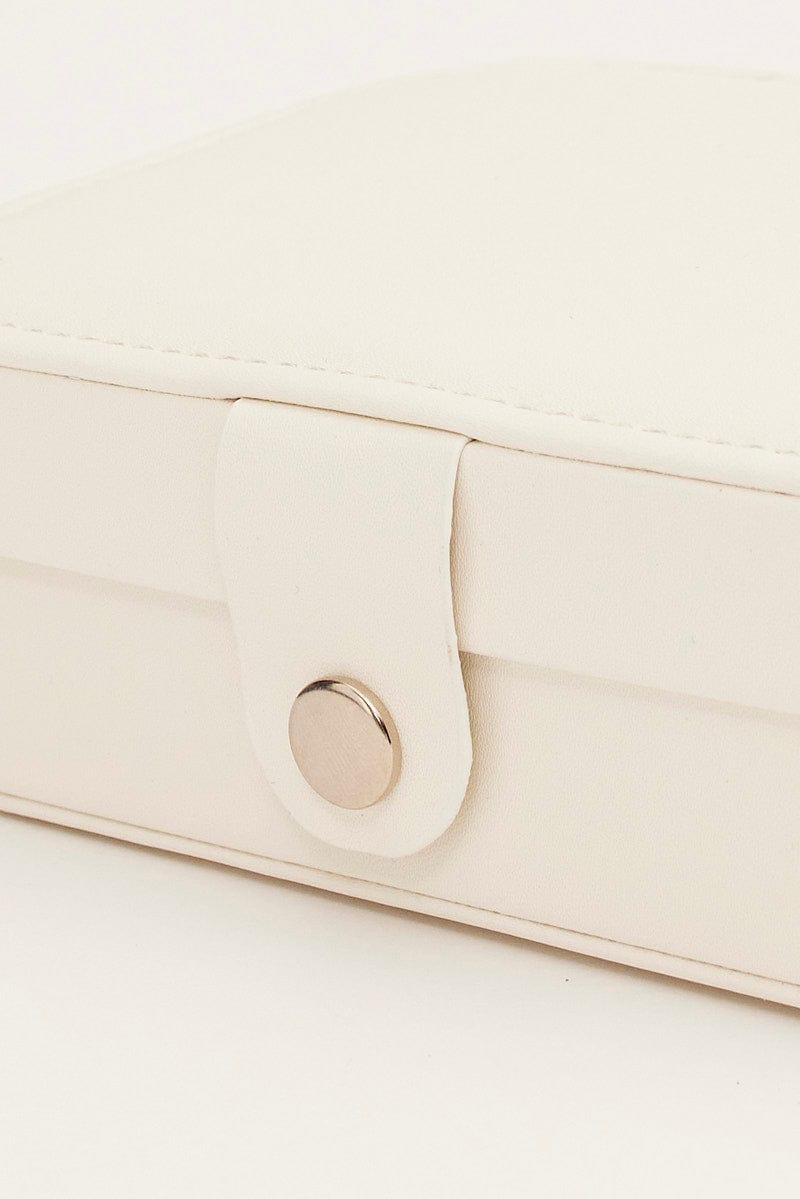 White Jewellery Storage Box