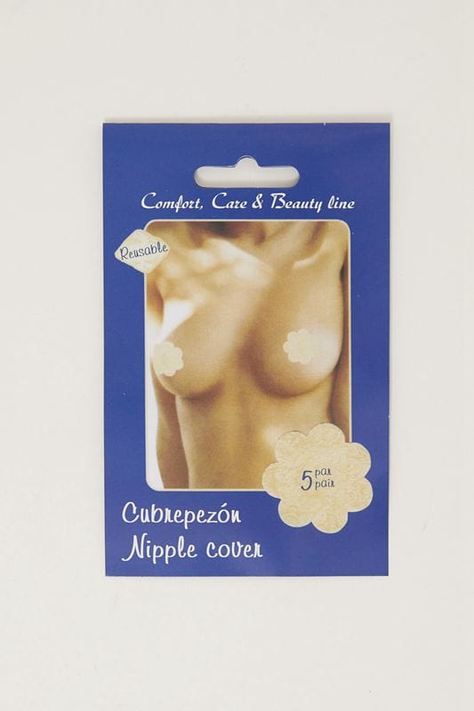 Nude 5 Pairs  Circular Nipple Cover