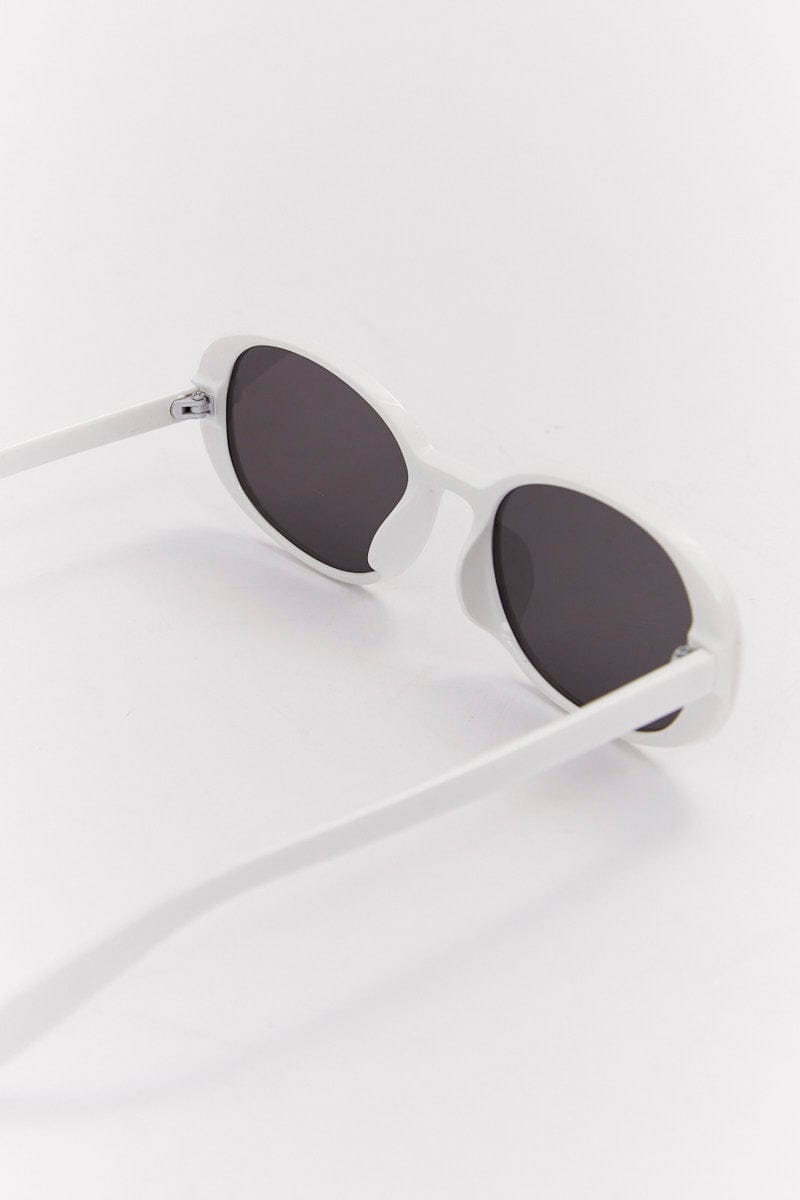 White Fashion Sunglasses