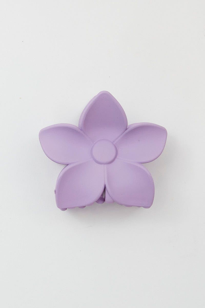 Purple Claw Clip For Women By You And All