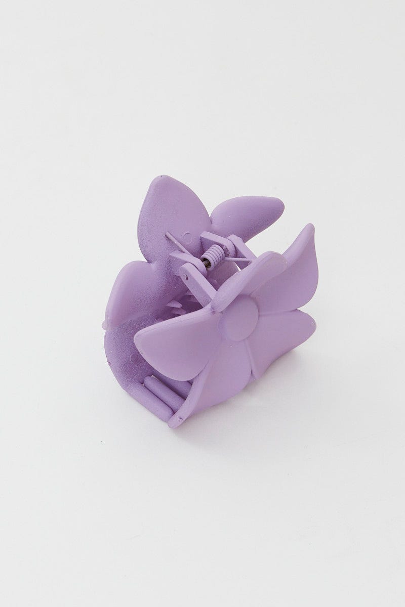 Purple Claw Clip For Women By You And All