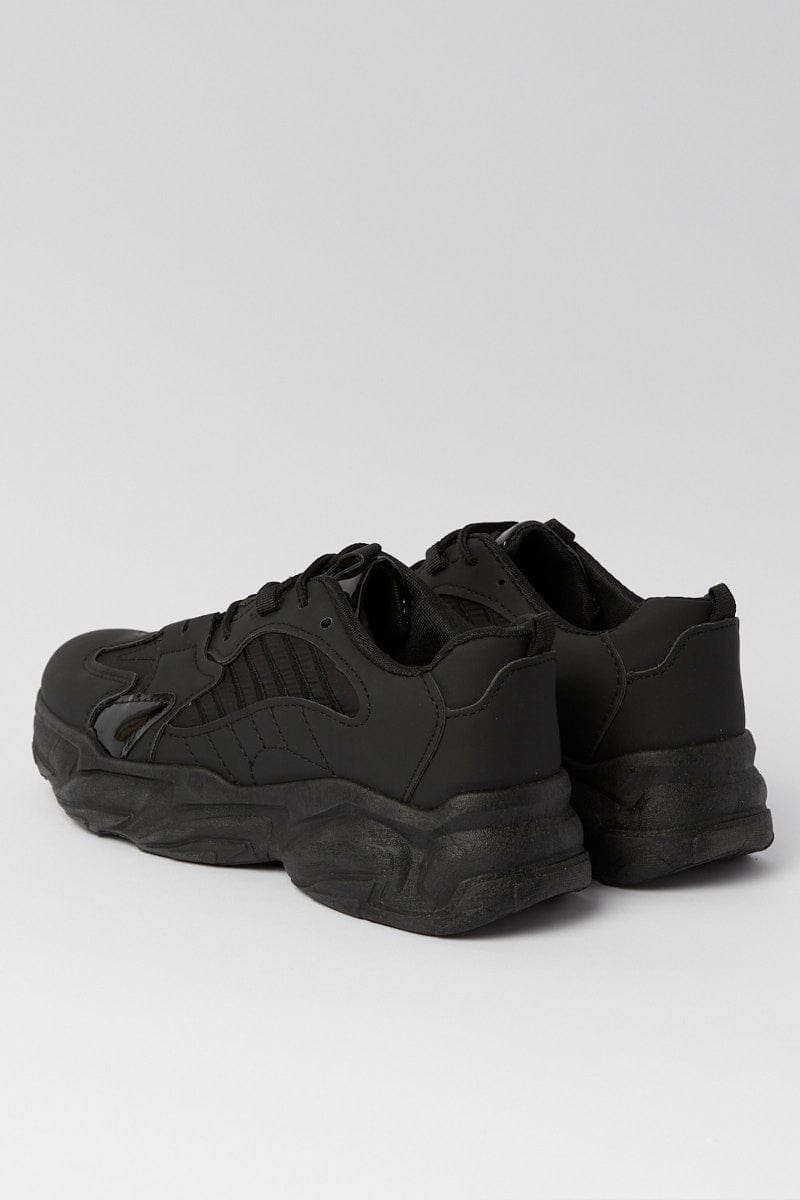 Black Chunky Sneakers Trainers