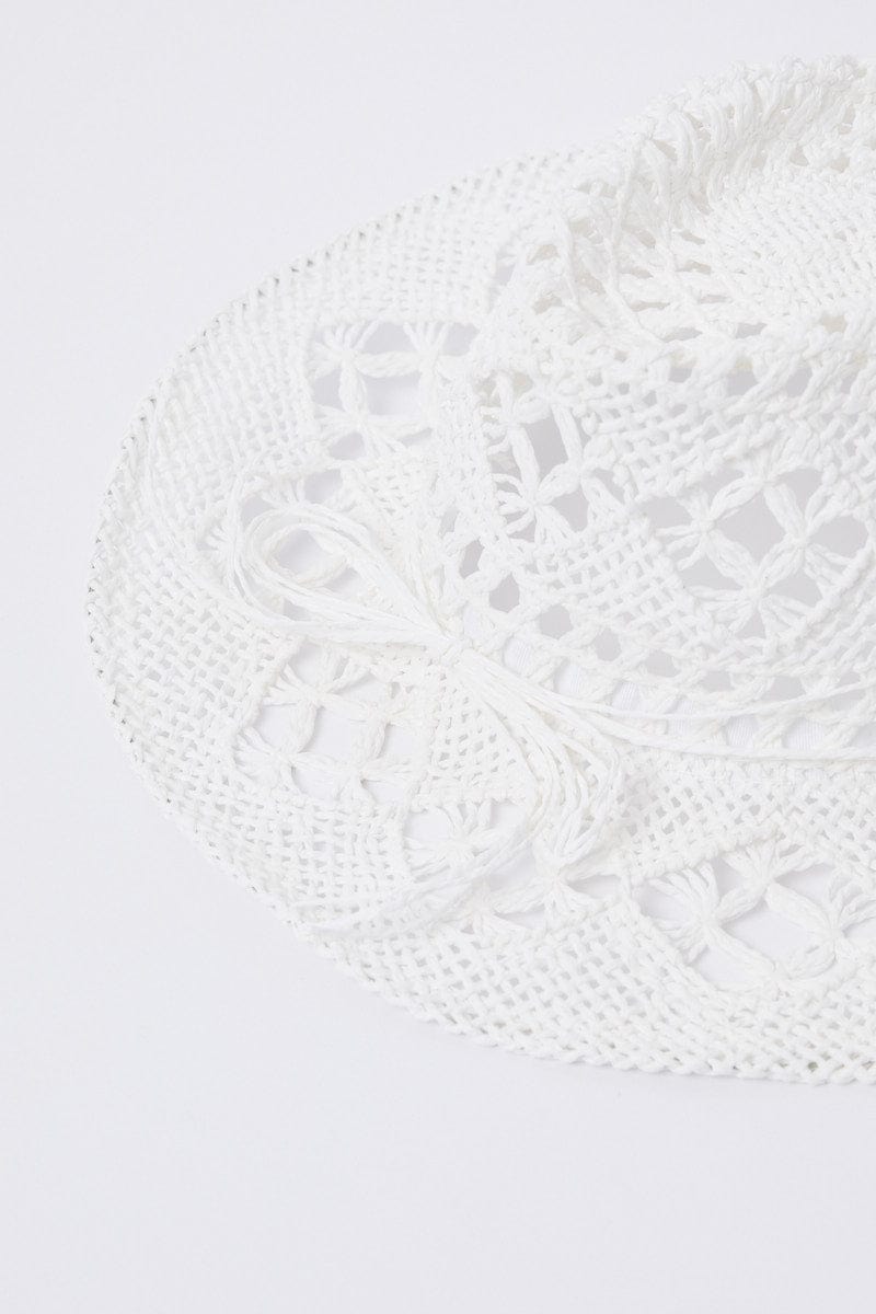 White Straw Cowboy Hat for YouandAll Fashion