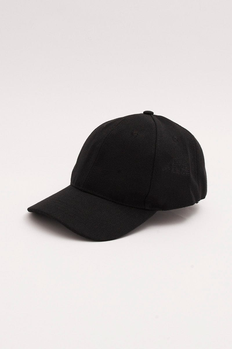 Black Plain Baseball Cap for YouandAll Fashion
