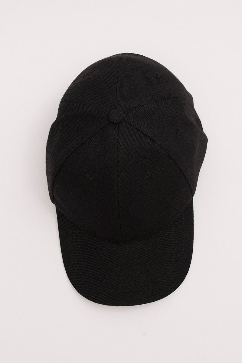 Black Plain Baseball Cap for YouandAll Fashion