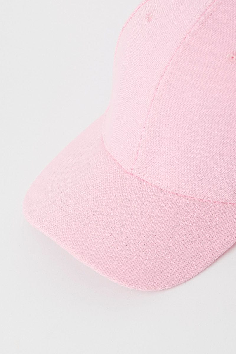 Pink Plain Baseball Cap for YouandAll Fashion