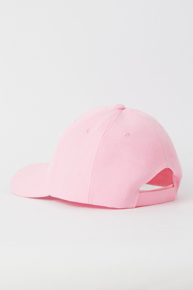 Pink Plain Baseball Cap for YouandAll Fashion