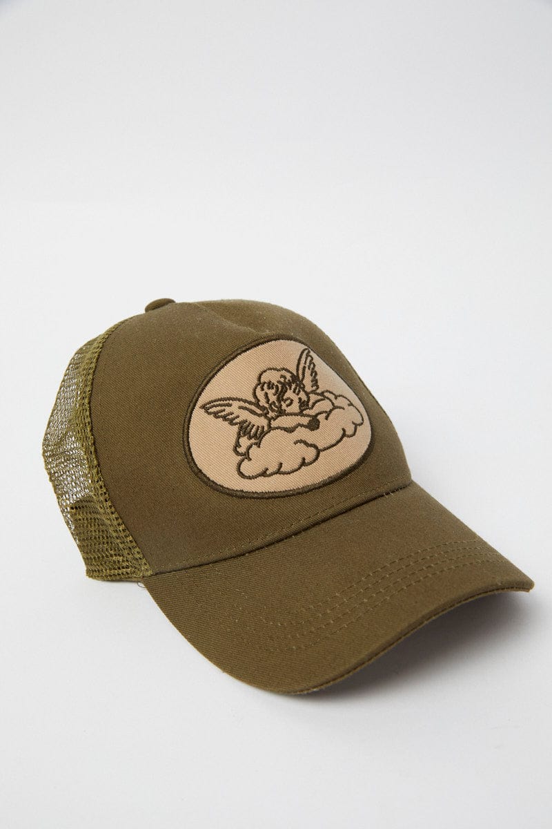 Green Angel Design Trucker Cap for YouandAll Fashion