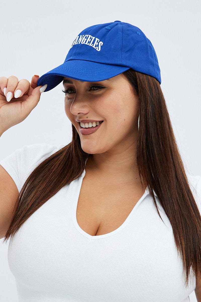 Blue Los Angeles Dad Cap for YouandAll Fashion