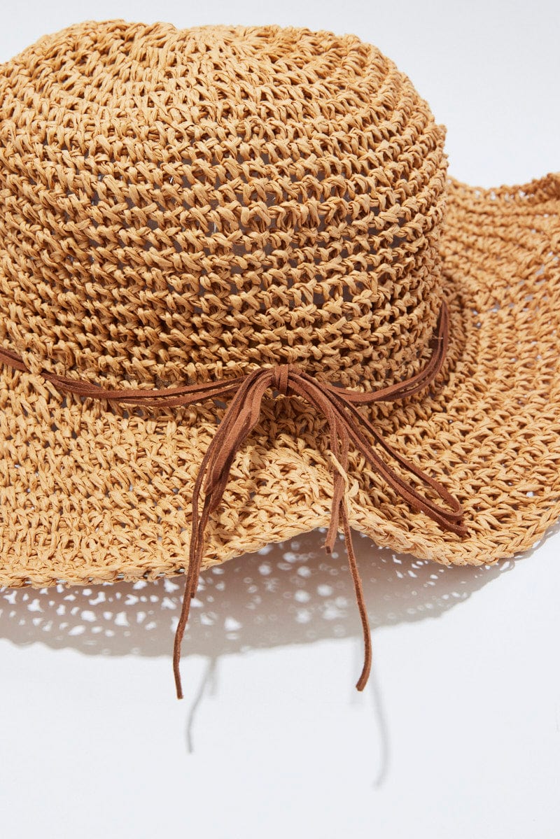 Beige Straw Hat for YouandAll Fashion