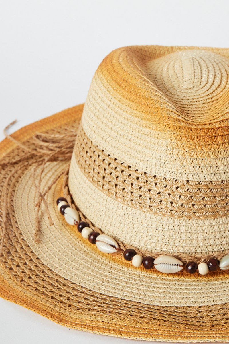 Beige Straw Cowboy Hat for YouandAll Fashion