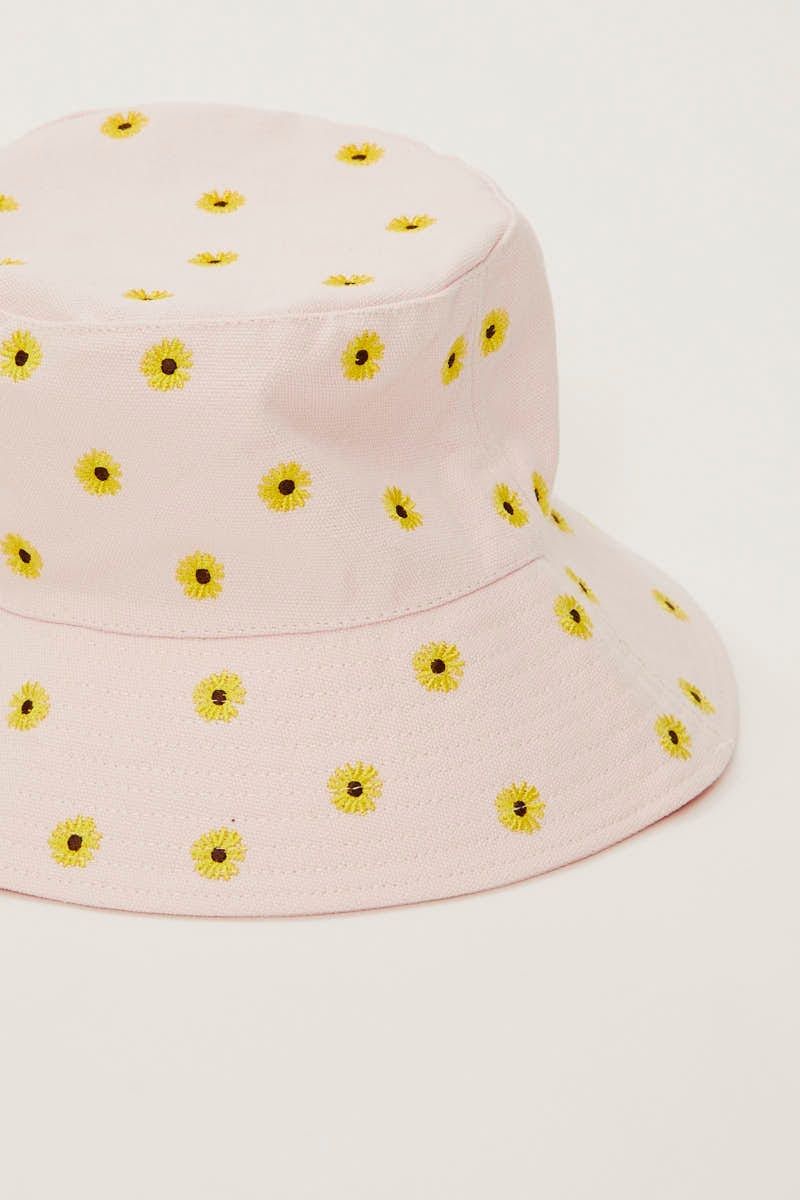 Pink Plus Flower Bucket Hat For Women By You And All