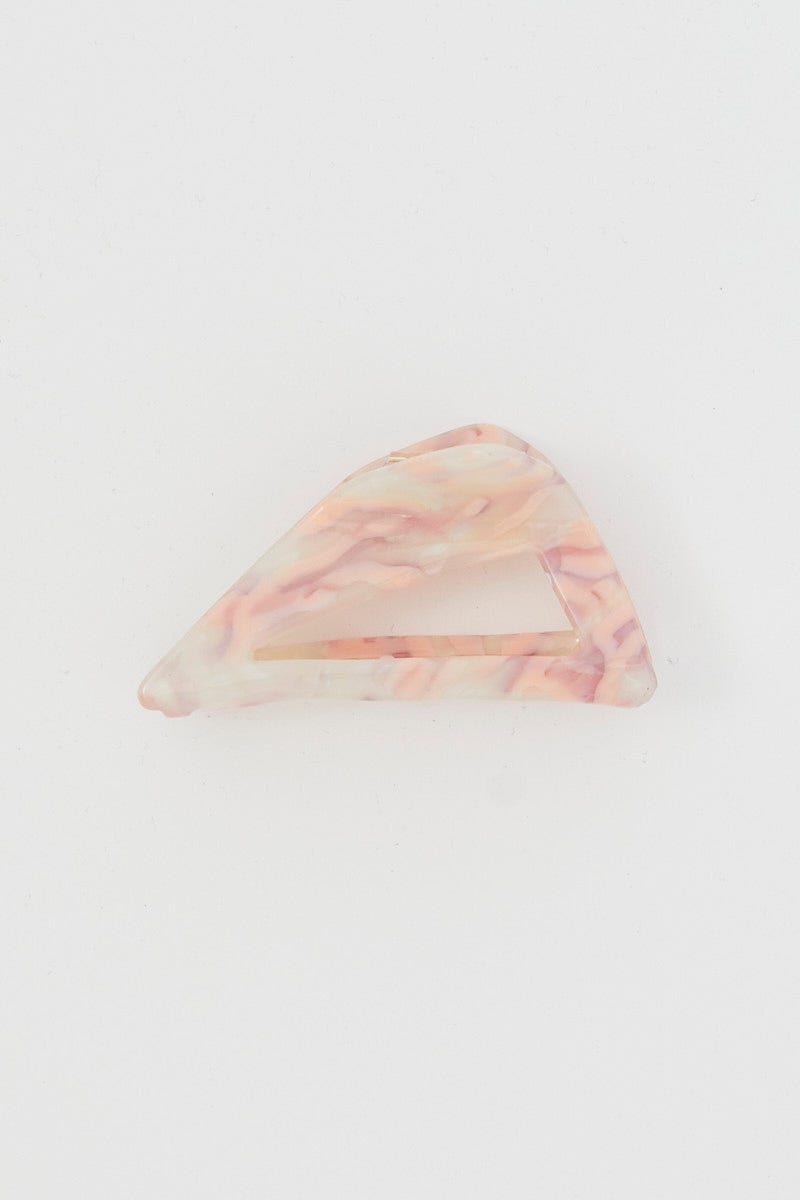 Pink Triangle Claw Clip For Women By You And All