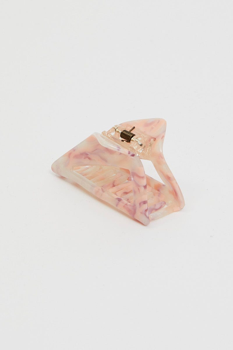 Pink Triangle Claw Clip For Women By You And All