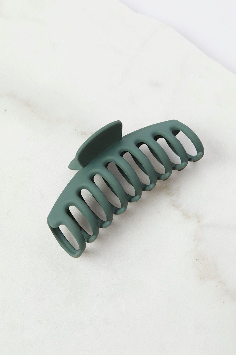 Green Classic Hair Claw Clip for YouandAll Fashion