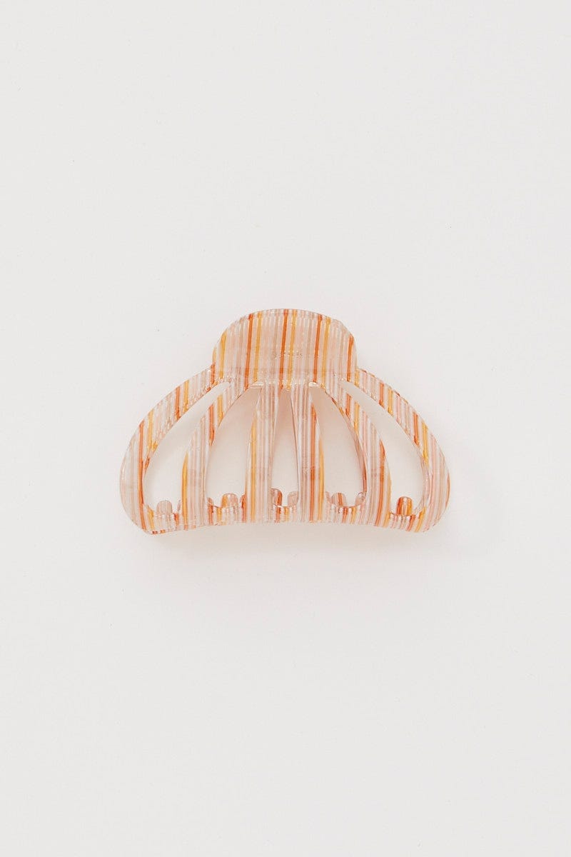 Stripe Claw Clip For Women By You And All