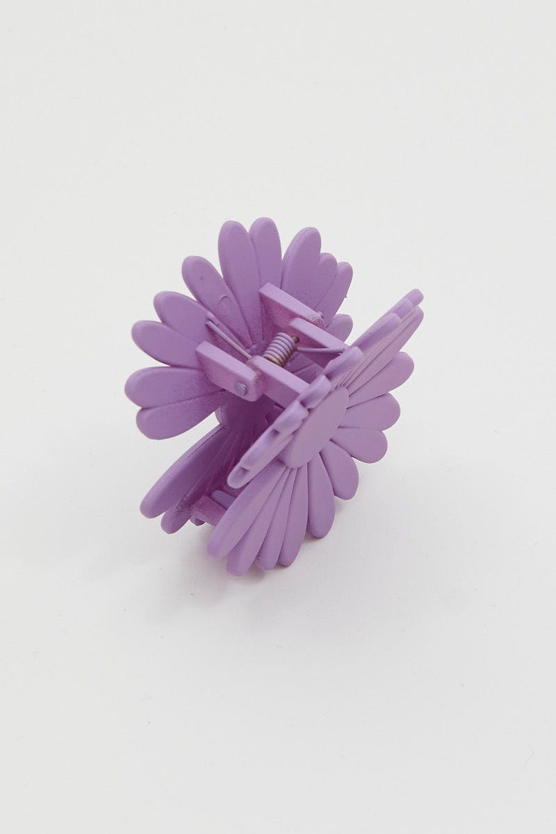 Purple Claw Clip For Women By You And All