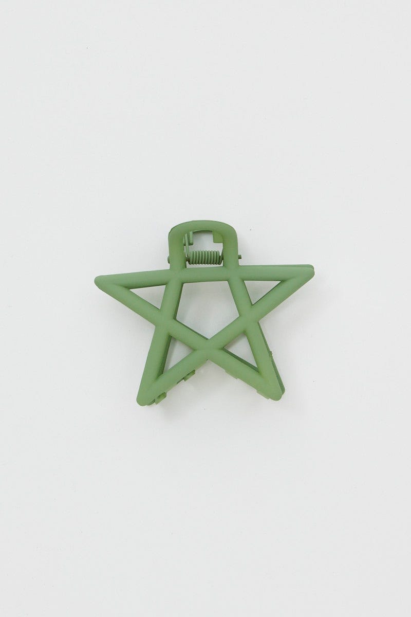 Green Claw Clip For Women By You And All