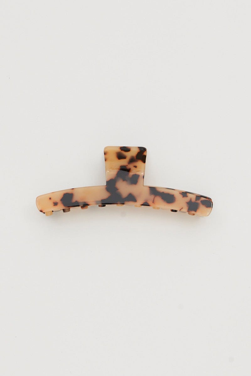 Brown Claw Clip For Women By You And All