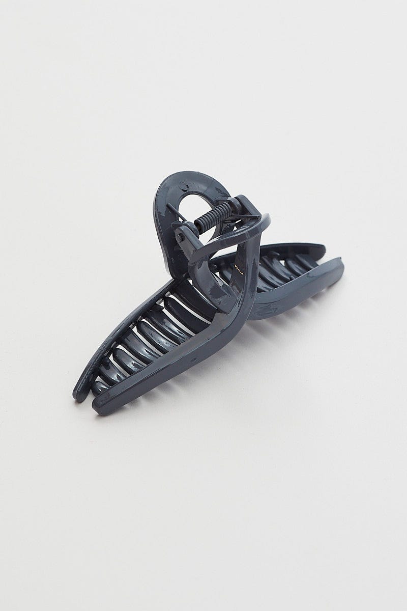Grey Twirl Claw Clip For Women By You And All