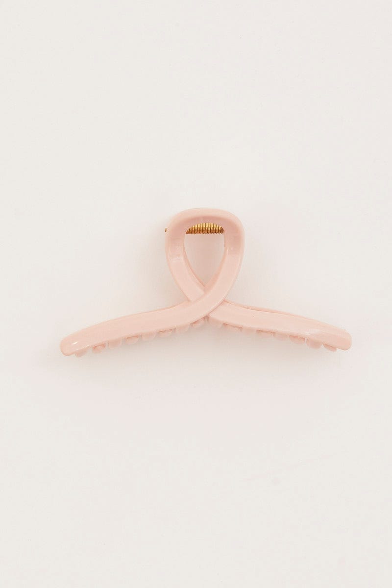 Pink Twirl Claw Clip For Women By You And All