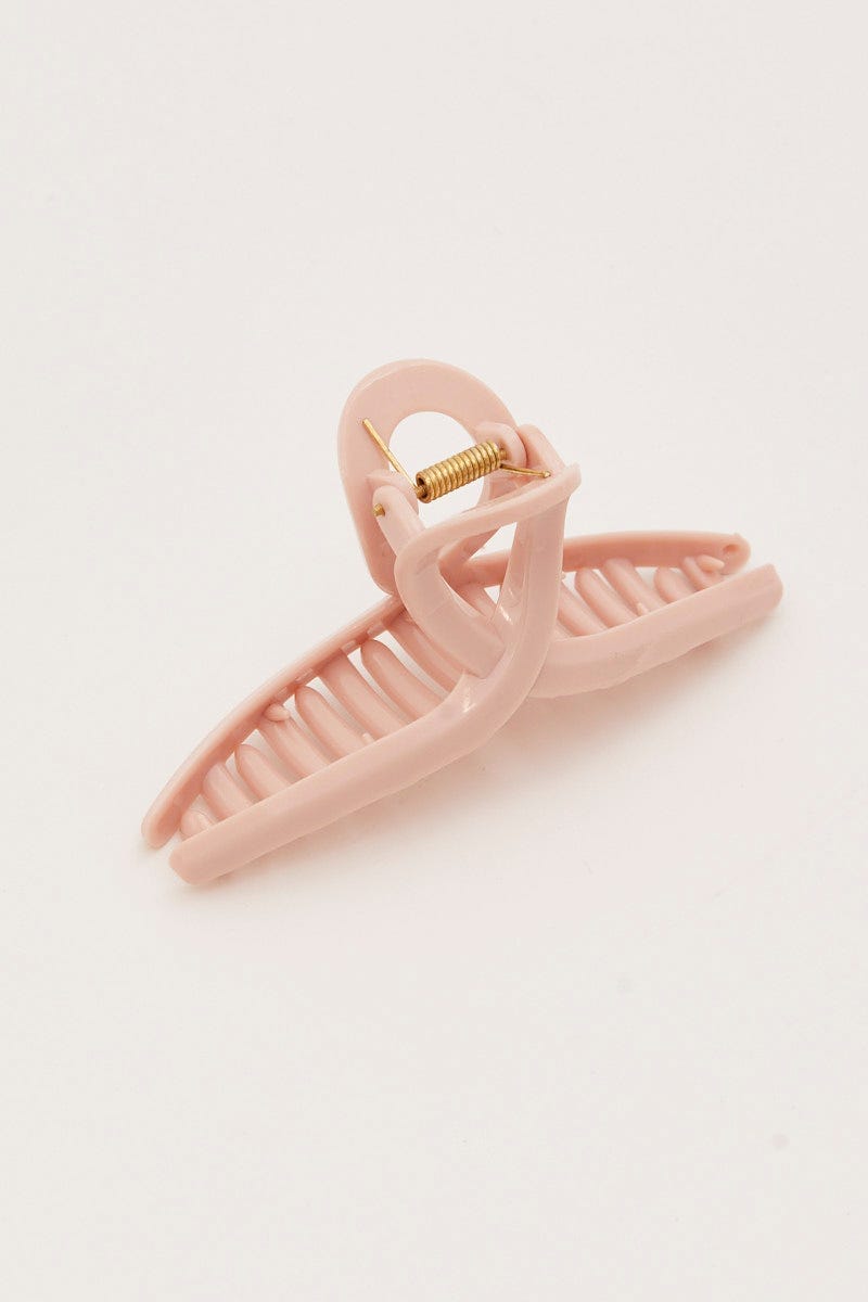 Pink Twirl Claw Clip For Women By You And All
