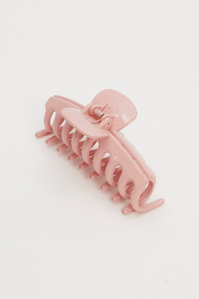 Pink Large Classic Claw Clip For Women By You And All