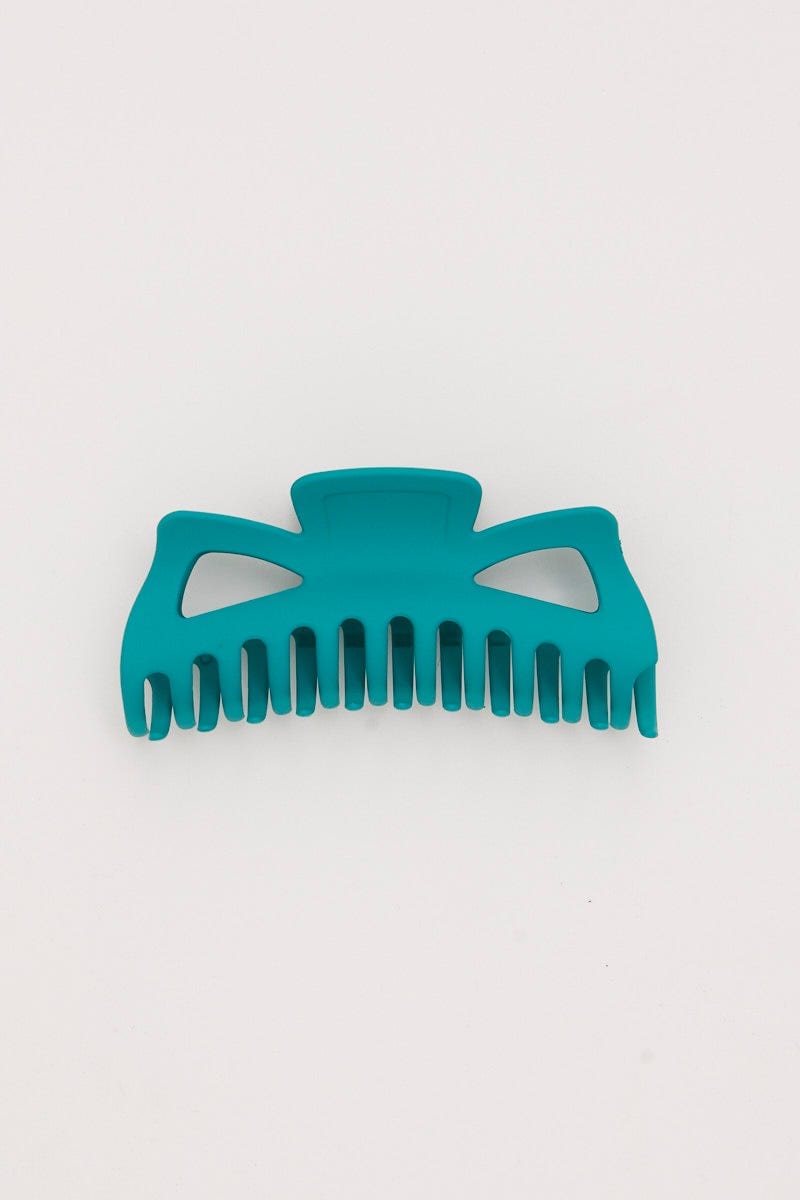 Blue Color Clips Blue Large Matte Claw Clip | You + All | Shop Online | You & All