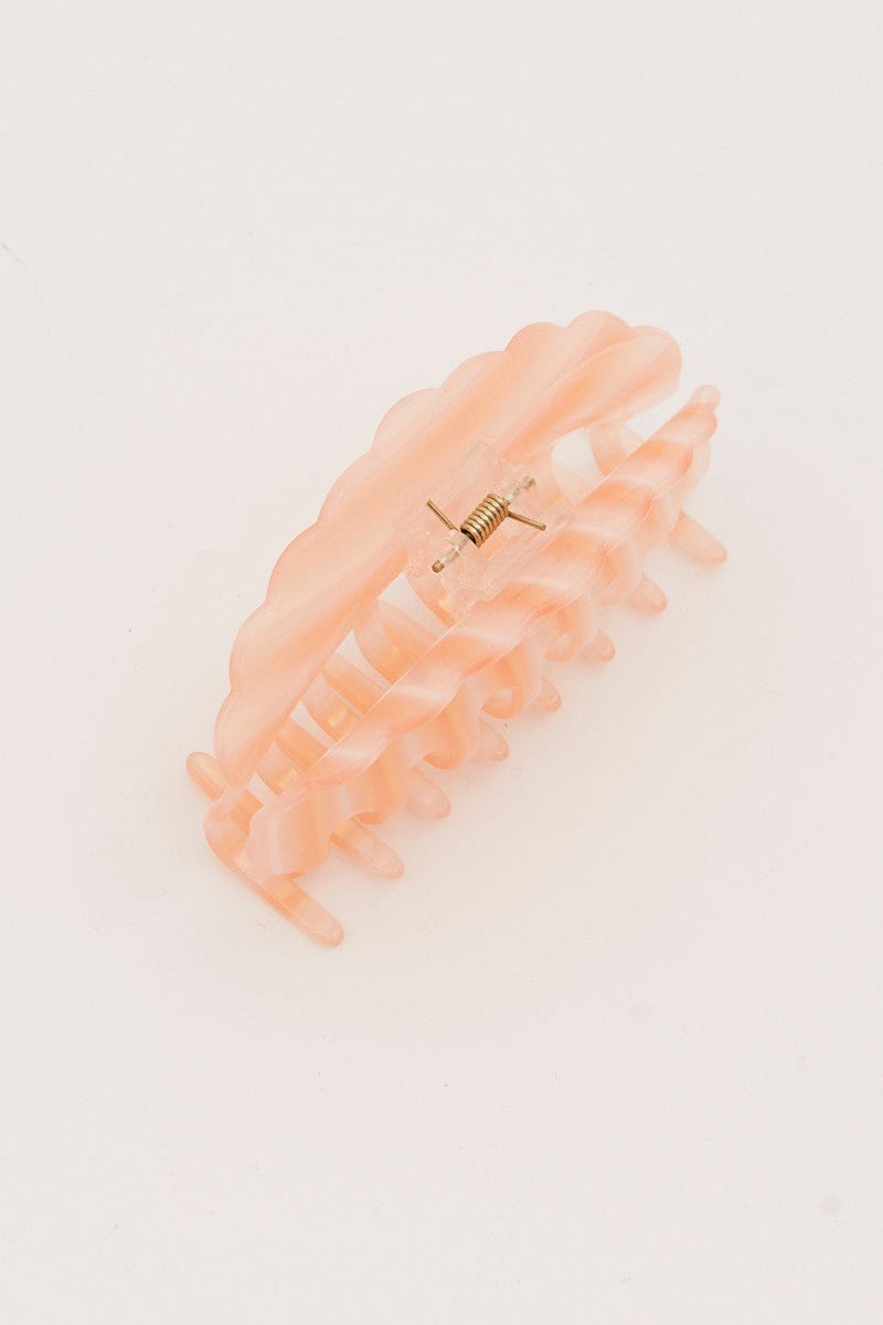 Orange Claw Clip For Women By You And All