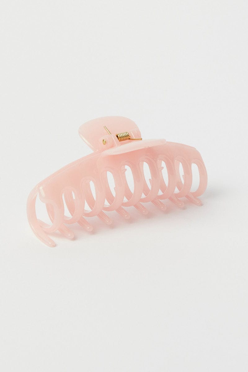 Pink Classic Hair Claw Clip for YouandAll Fashion