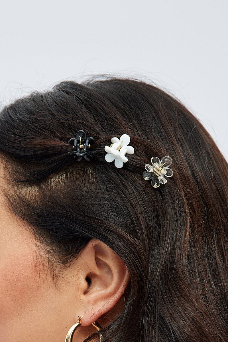 Multi 9 Pack Mini Flower Claw Clips for YouandAll Fashion