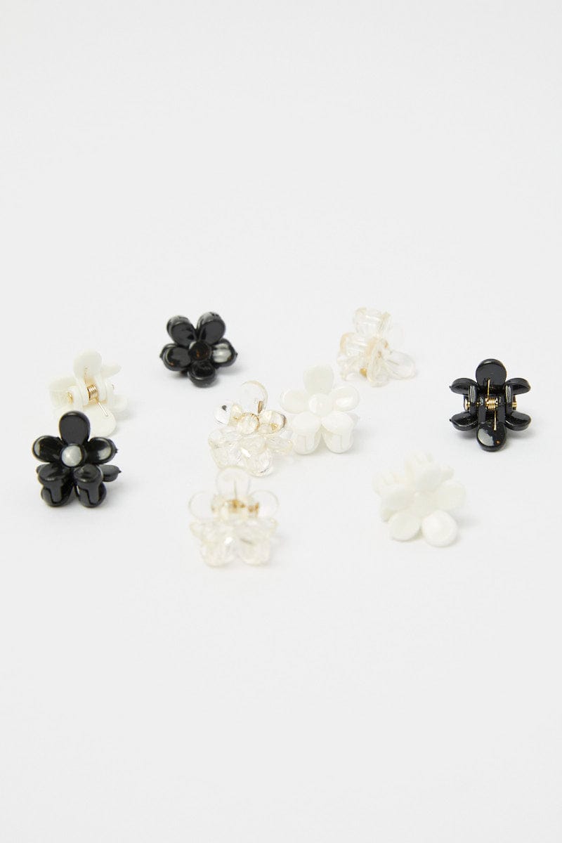 Multi 9 Pack Mini Flower Claw Clips for YouandAll Fashion