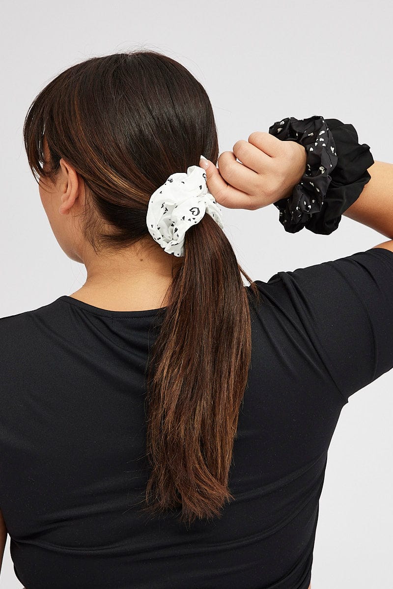 Multi 3 Pack Scrunchies for YouandAll Fashion