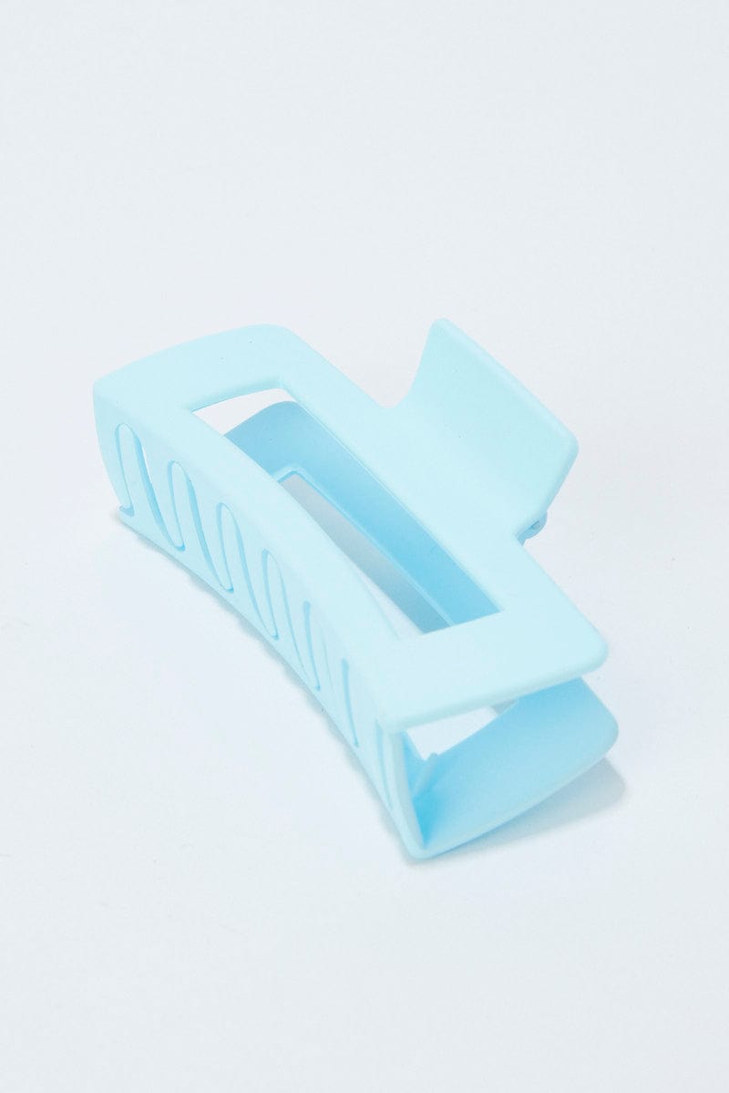 Blue Large Rectangle Claw Clip for YouandAll Fashion